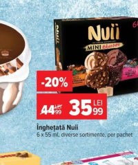 Carrefour Classic Înghețată cu aromă de căpșune 6 x 110 ml