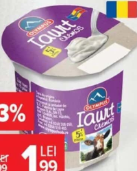 Olympus Iaurt natur cremos 5% grăsime 125 g
