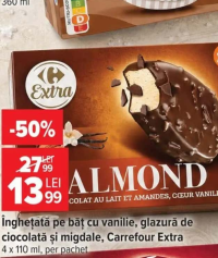 Carrefour Sensation Înghețată Mochi cu sorbet de zmeură 210g