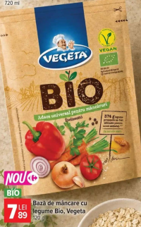 Vegeta Bio Bază de mâncare cu legume 120 g