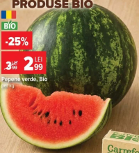Carrefour Bio Pepene verde per kg