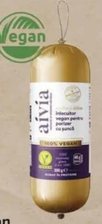 Aivia Înlocuitor vegan pentru parizer cu șuncă 300 g