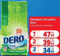 Dero Detergent rufe pudră 3kg