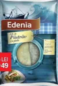 Edenia File de Păstrăv cu piele 600 g