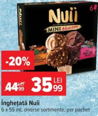 Nuii Înghețată 6 x 55 ml
