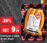 Angst Crenvurști cu piept de pui 250 g