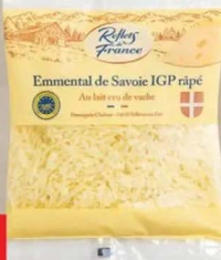 Reflets de France Emmental de Savoie ras, pe bază de lapte crud, 100 g