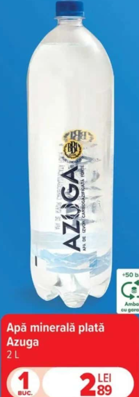 Azuga Apă minerală plată 2 L 1 buc