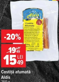 Aldis Costiță afumată 250 g