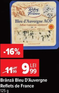 Reflets de France Brânză Bleu D’Auvergne 125 g