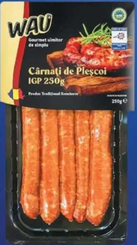 Wau Cârnați de Pleșcoi 250 g