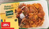 Puiul de Crăiești Pulpe de pui, dezosate, marinate per 100 g