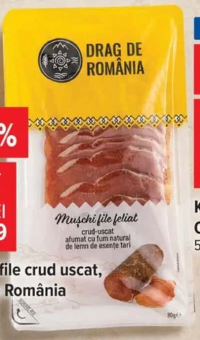 Drag de România Mușchi file feliat crud uscat 80g