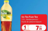 Fuze Tea Ice Tea lămâie/piersici/fructe de pădure/căpșuni 1.5 L 1 buc