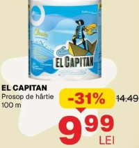 EL CAPITAN Prosop de hârtie 100 m