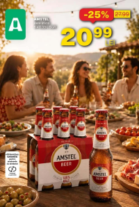 AMSTEL Bere sticlă 6 x 0.33 L SGR