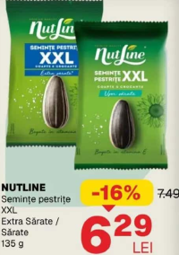 NUTLINE Semințe pestrițe XXL Extra Sărate / Sărate 135 g