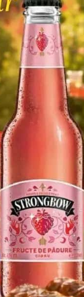 STRONGBOW Cidru Red Berries sticlă 0.33 L SGR