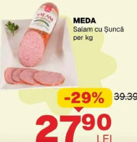 Meda Salam cu Șuncă per kg