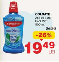 COLGATE Apă de gură Cool Mint 500 ml