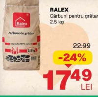 RALEX Cărbuni pentru grătar 2.5 kg