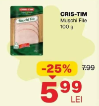 Cris-Tim Mușchi File 100 g