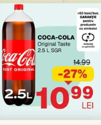 COCA-COLA Original Taste 2.5 L SGR