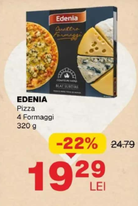 EDENIA Pizza 4 Formaggi 320 g
