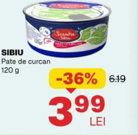 SIBIU Pate de curcan 120 g