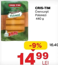 Cris-Tim Crenvurști Polonezi 440 g