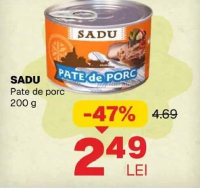 SADU Pate de porc 200 g