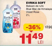 EVRIKA SOFT Balsam de rufe Blue Mac de Himalaya / Violet Rose 2 L