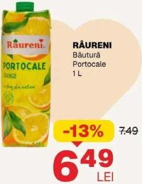 Râureni Băutură Portocale 1 L