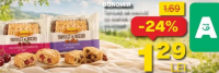 BOROMIR Tortuleț de biscuiți cu stafide / cu cireșe 50 g