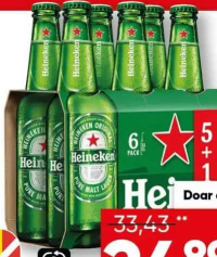 Heineken Pachet bere (5+1)x0.33L 1.98L