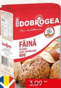 Dobrogea Făină de grâu albă superioară 000 1kg