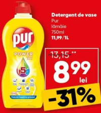 Pur Detergent de vase lămâie 750ml