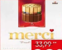 Merci Ciocolată roșu / albastru 250g