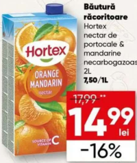 Hortex nectar de portocale & mandarine Băutură răcoritoare necarbogazoasă 2L