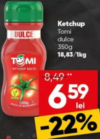 Tomi Ketchup dulce 350g