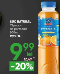 Olympus SUC NATURAL de portocale 500ml
