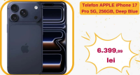 APPLE Telefon iPhone 17 Pro 5G, 256GB, Deep Blue