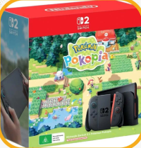 Consola NINTENDO Switch 2, Joy-Con Light Red/Light Blue + Pokemon Pokopia