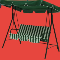 BRICO DEPOT Balansoar gradina Lahore, 3 locuri, 151 x 106 x 178 cm, verde