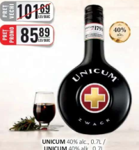 Unicum 40% alc., 0.7L