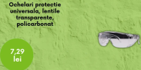 Ochelari protectie universala, lentile transparente, policarbonat