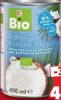 K-Bio Preparat eco cu extract de nucă de cocos light 400ml