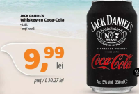 Jack Daniel's Whiskey cu Coca-Cola 0.33L