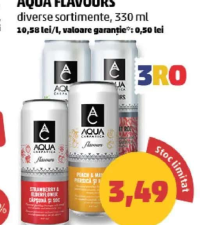 Aqua Flavours diverse sortimente, 330 ml