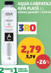 Aqua Carpatica Apă Plată 1 l